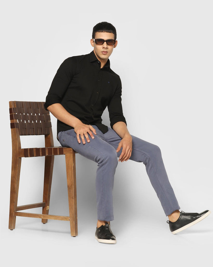 Casual Black Solid Shirt - Pareto