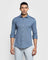 Casual Blue Solid Shirt - Pareto