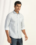 Casual White Printed Shirt - Felip