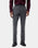 Charcoal Solid Formal Trouser - Kent