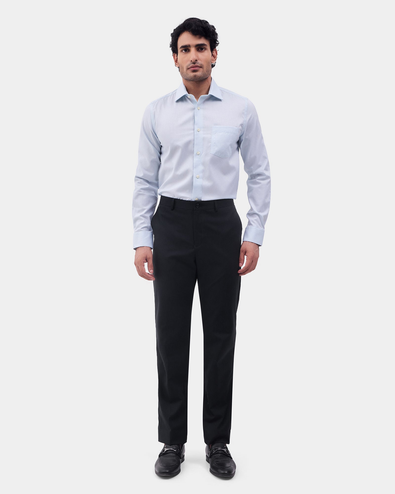 Charcoal Stripe Trouser - Ebel