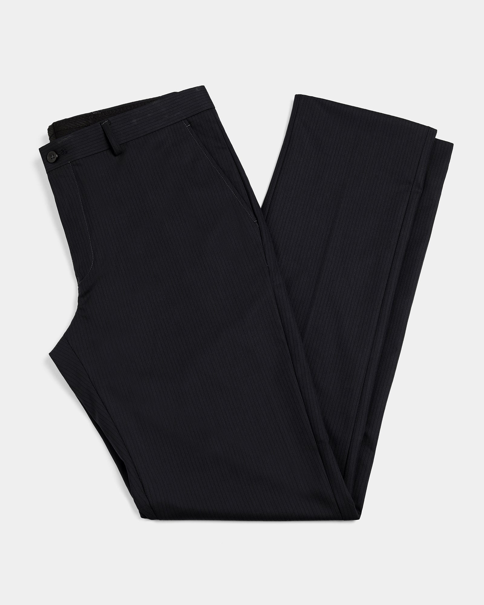 Charcoal Stripe Trouser - Ebel