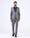 Charcoal Two Piece Textured Suit - Naples