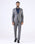 Charcoal Two Piece Textured Suit - Naples