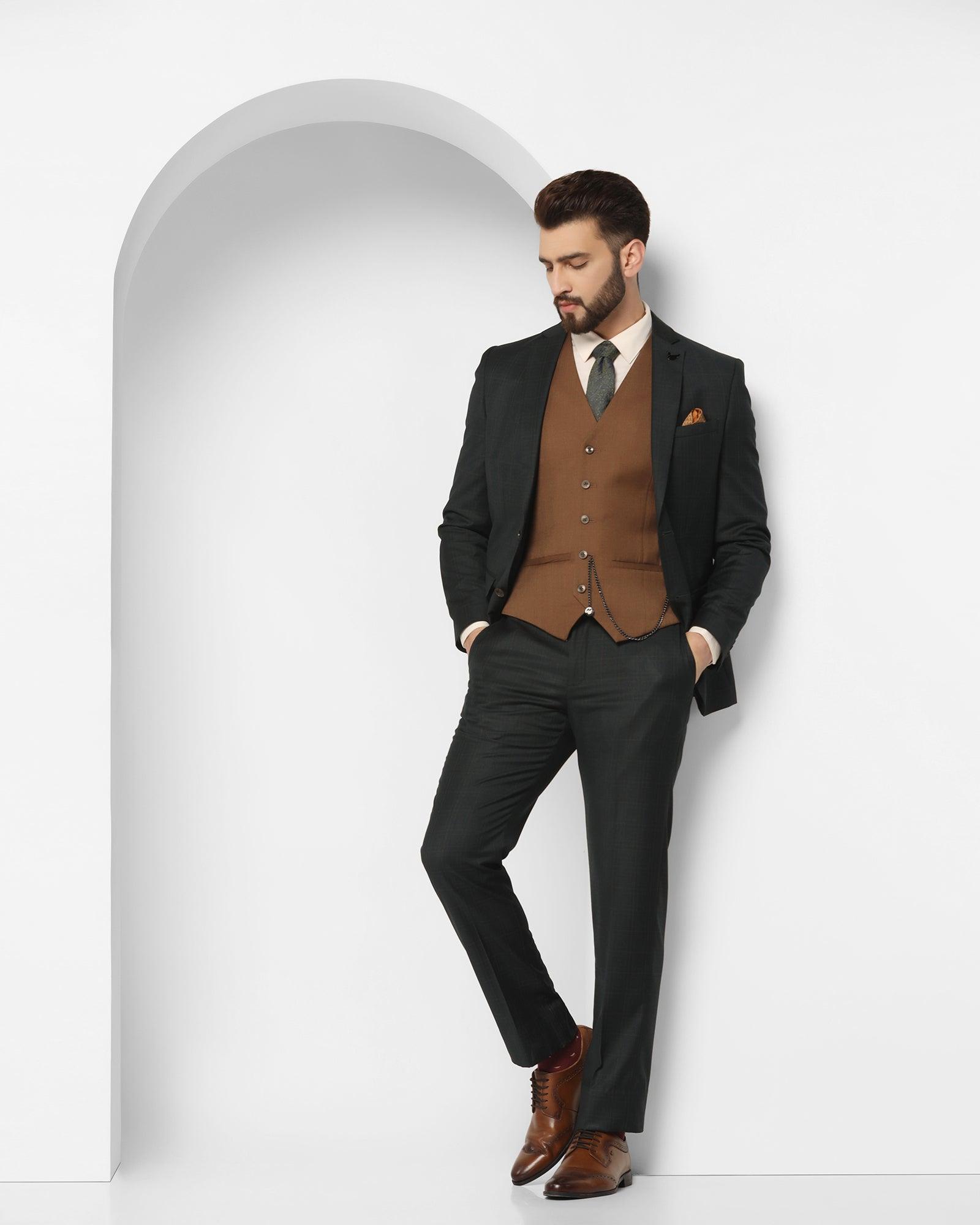 Suits & Blazers | Blackberry Blue Check Blazer (Men) | Freeup