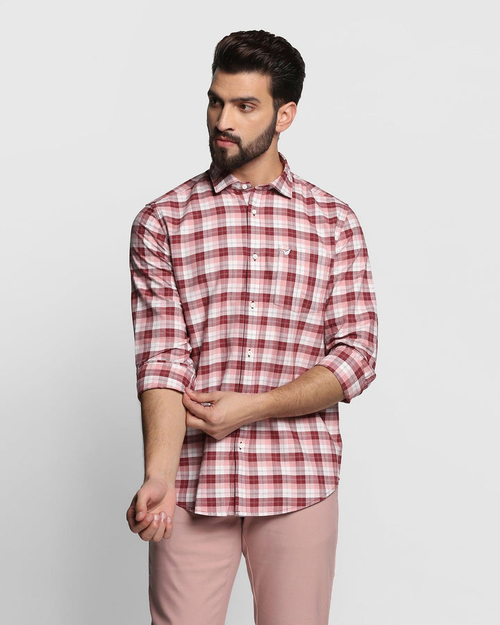 Casual Pink Check Shirt - Holo