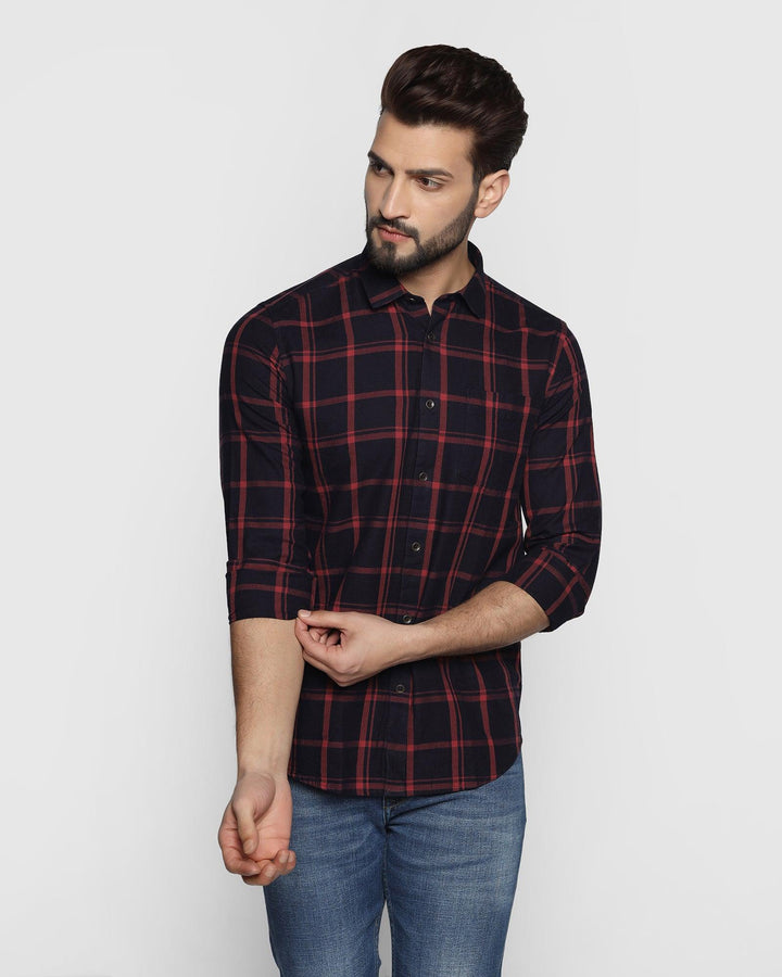 Casual Red Check Shirt - Den