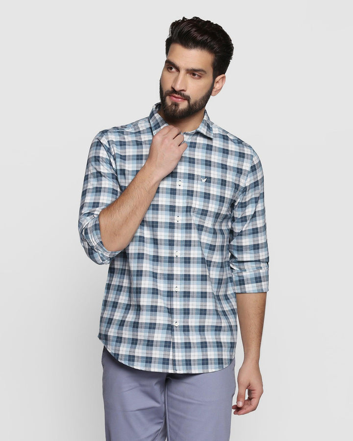 Casual Teal Check Shirt - Holo