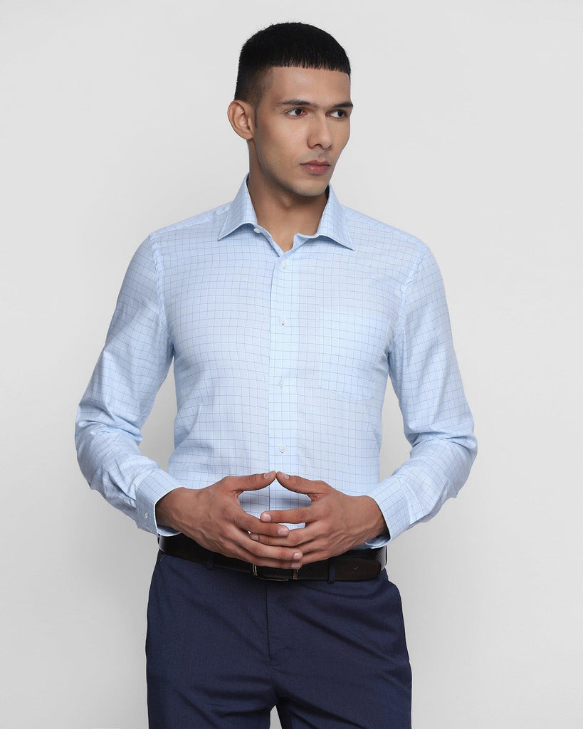 Formal Blue Check Shirt - Ivy