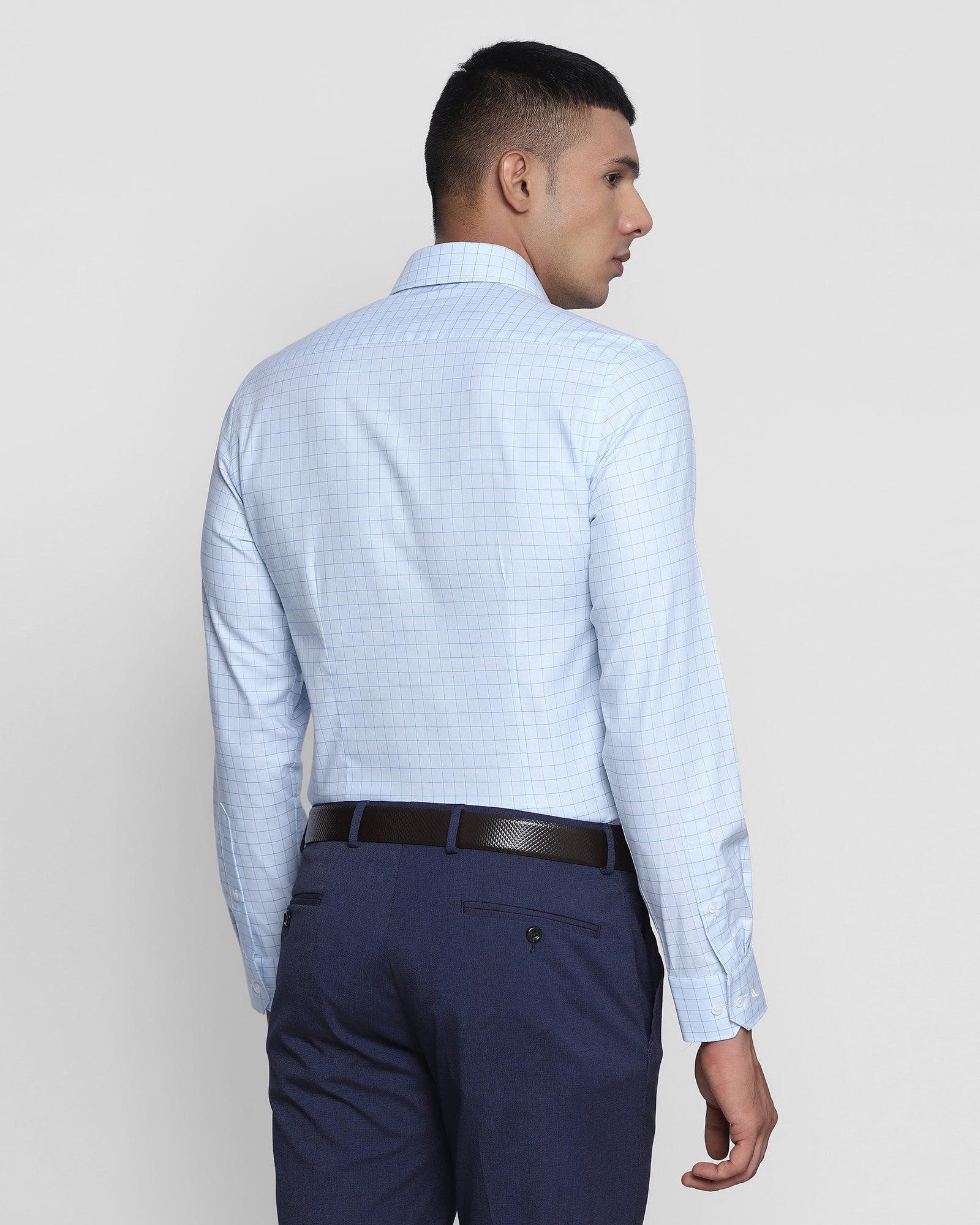Formal Blue Check Shirt - Ivy