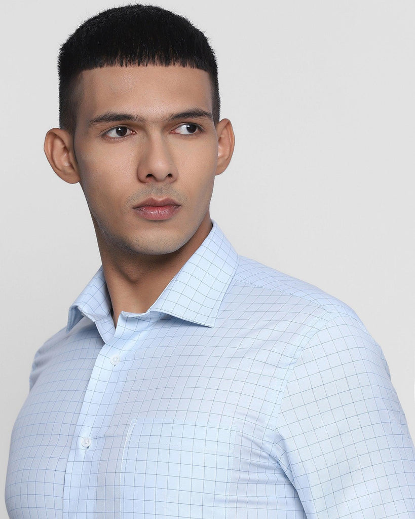 Formal Blue Check Shirt - Ivy