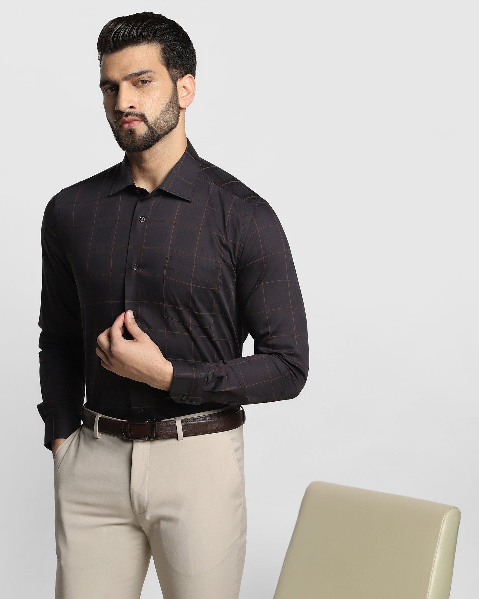 YOVISH Men Solid Casual Black Shirt - Buy YOVISH Men Solid Casual Black  Shirt Online at Best Prices in India | Flipkart.com