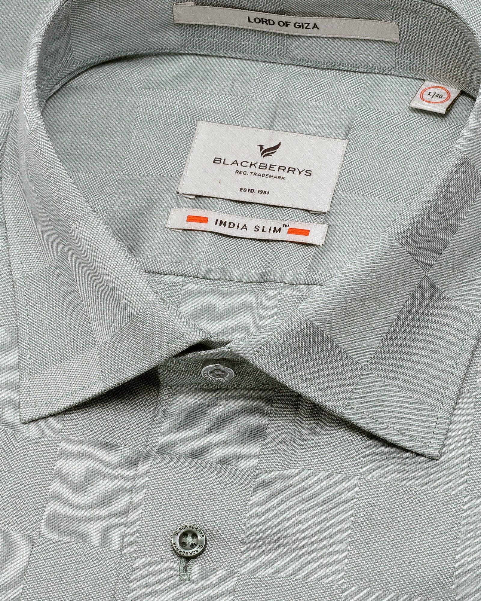 Buy Blackberrys Men Navy Blue Slim Fit Self Design Formal Shirt - Shirts  for Men 2307044 | Myntra