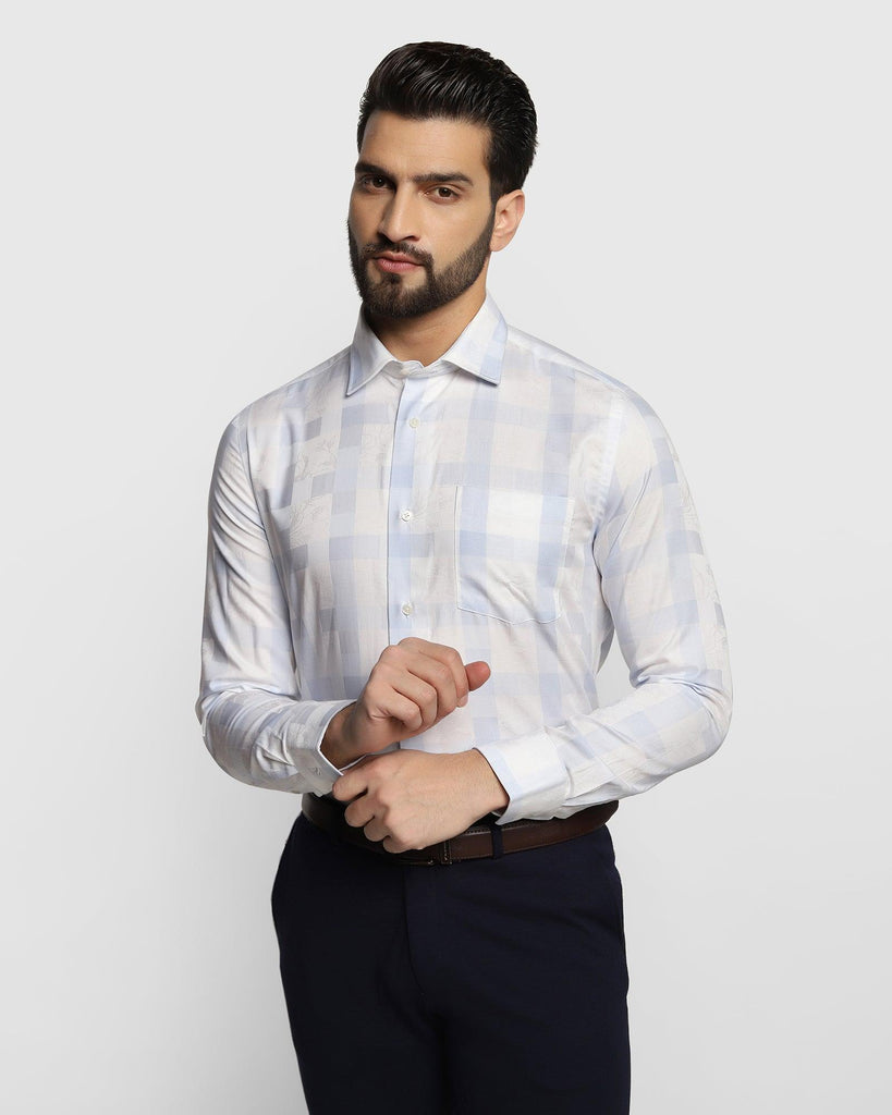 Formal Blue Check Shirt - Colvin