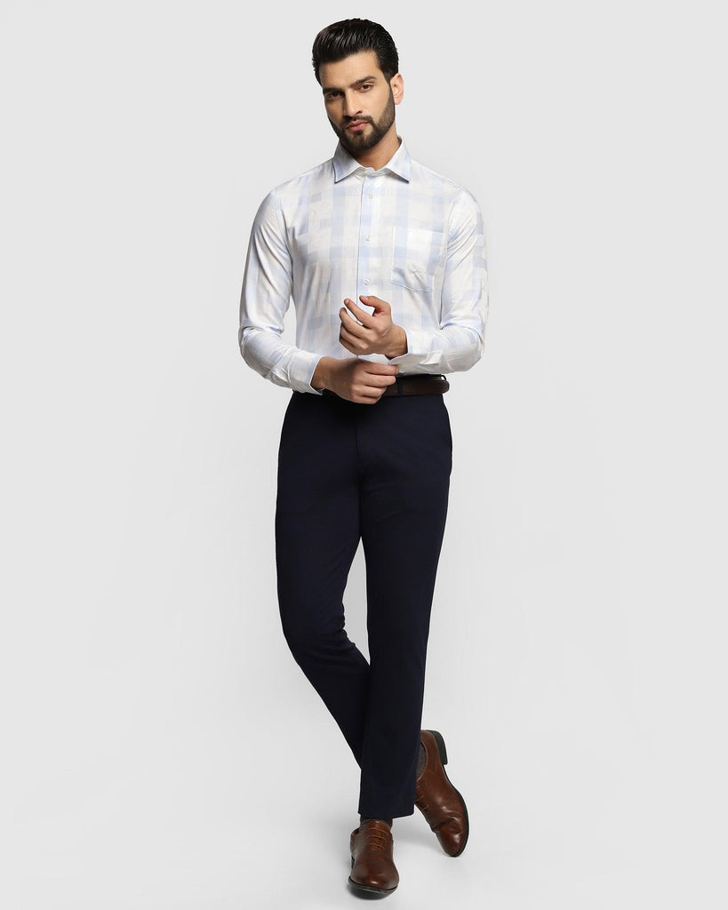 Formal Blue Check Shirt - Colvin