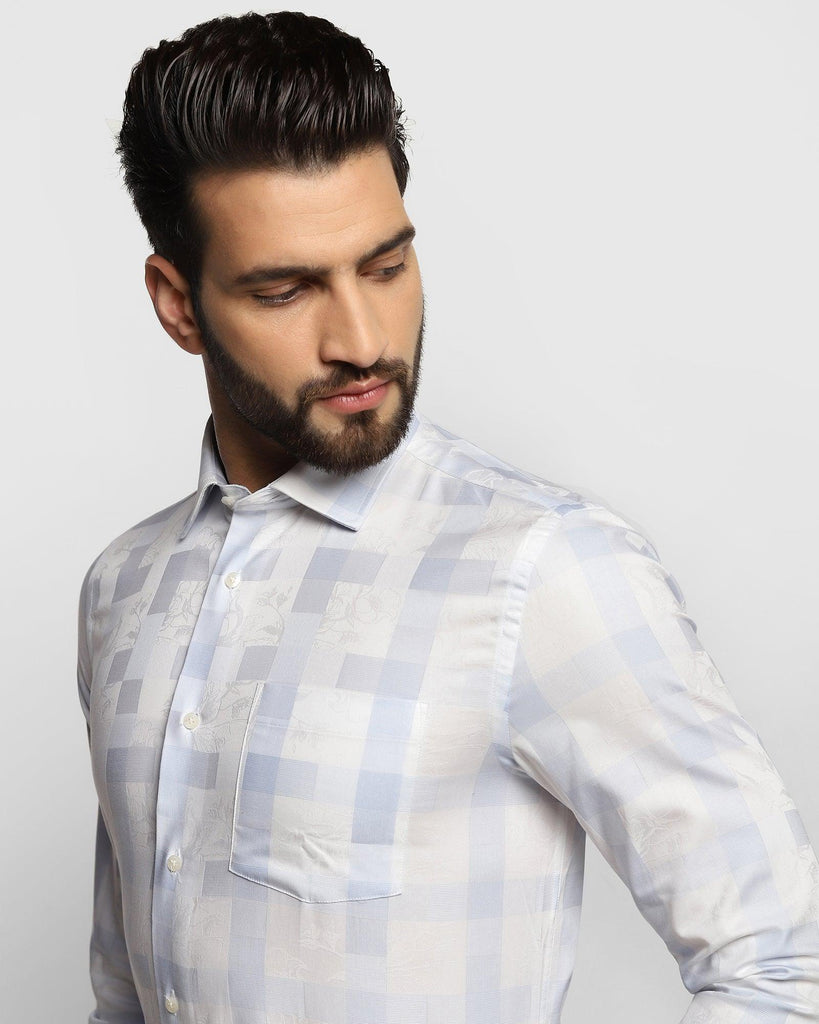 Formal Blue Check Shirt - Colvin