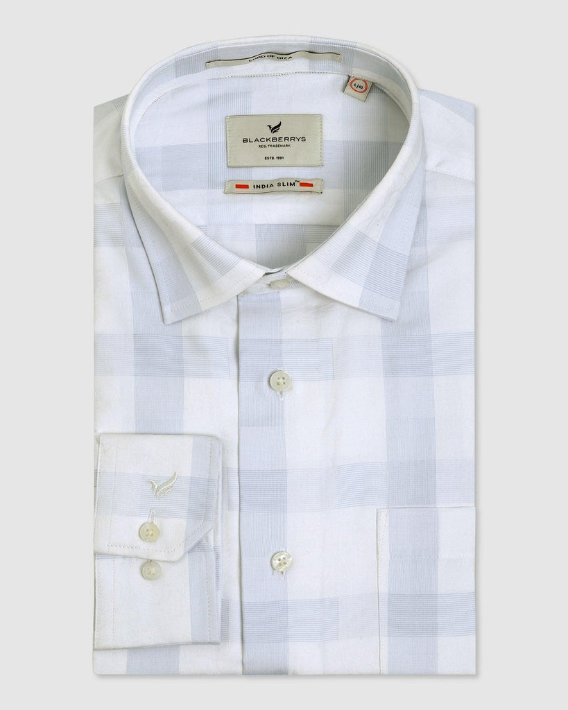 Formal Blue Check Shirt - Colvin