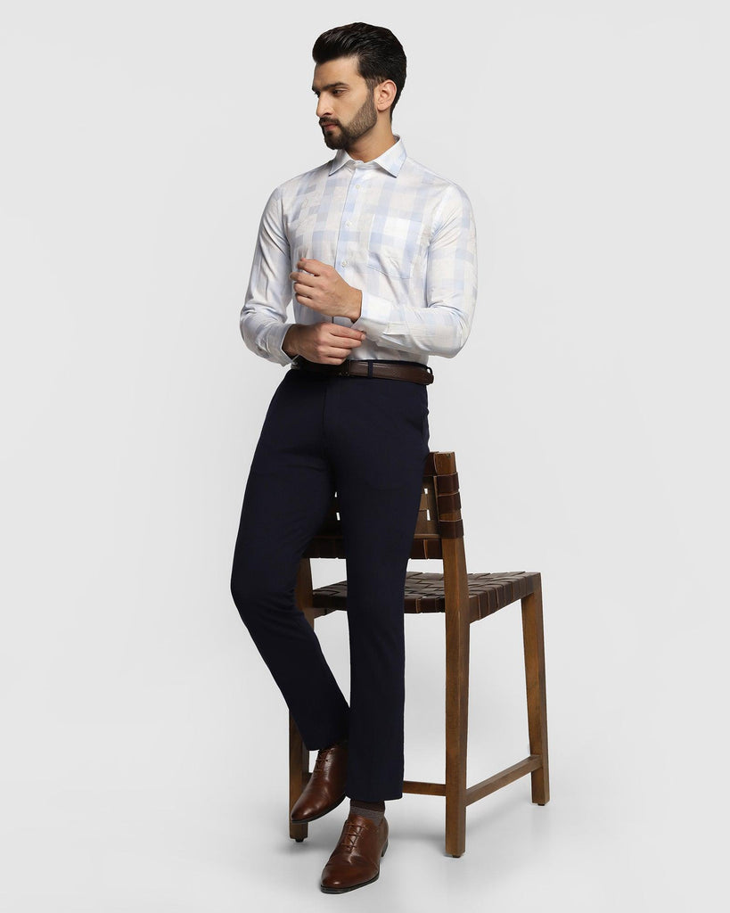 Formal Blue Check Shirt - Colvin