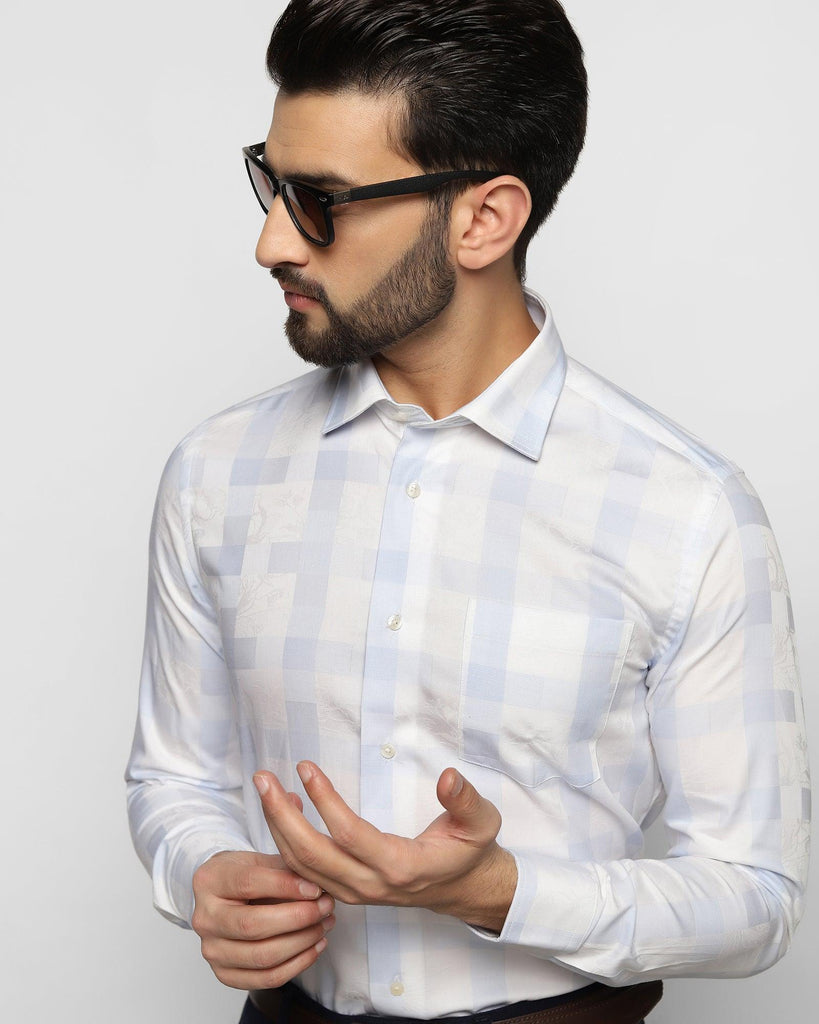 Formal Blue Check Shirt - Colvin