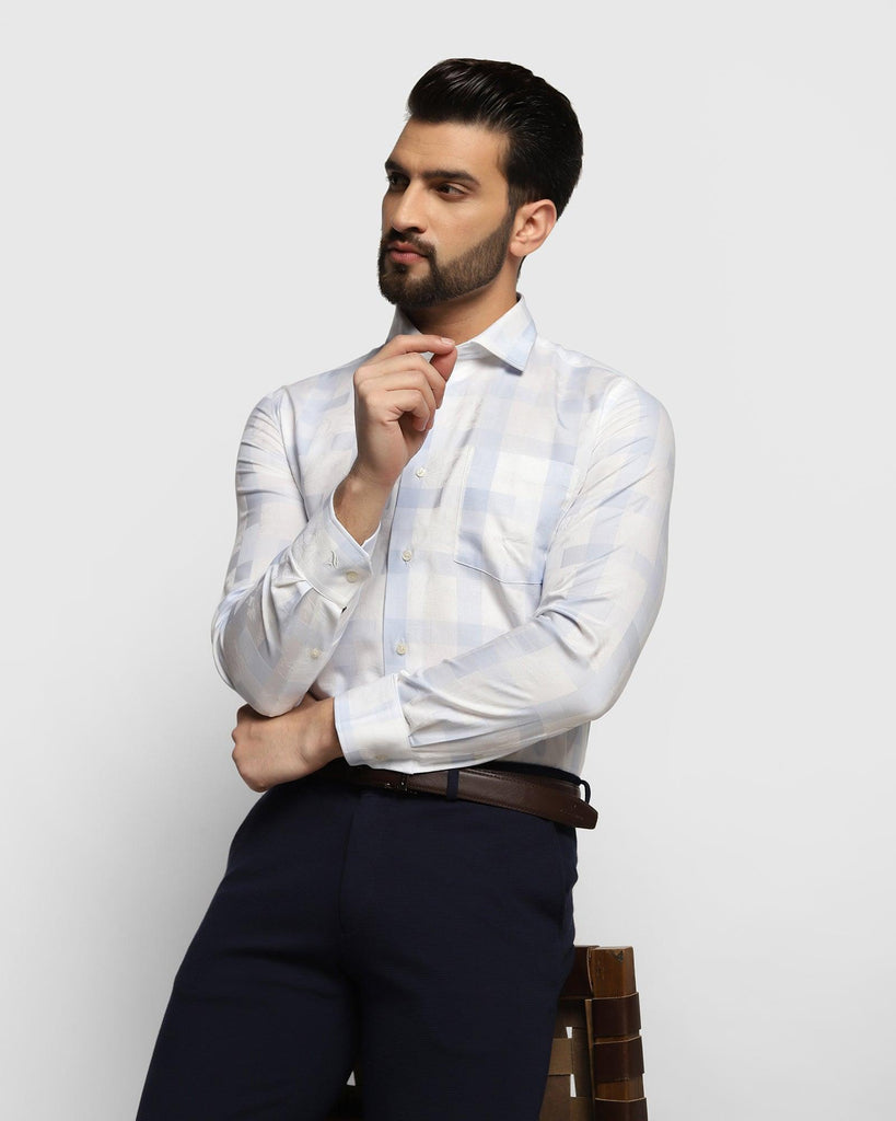 Formal Blue Check Shirt - Colvin