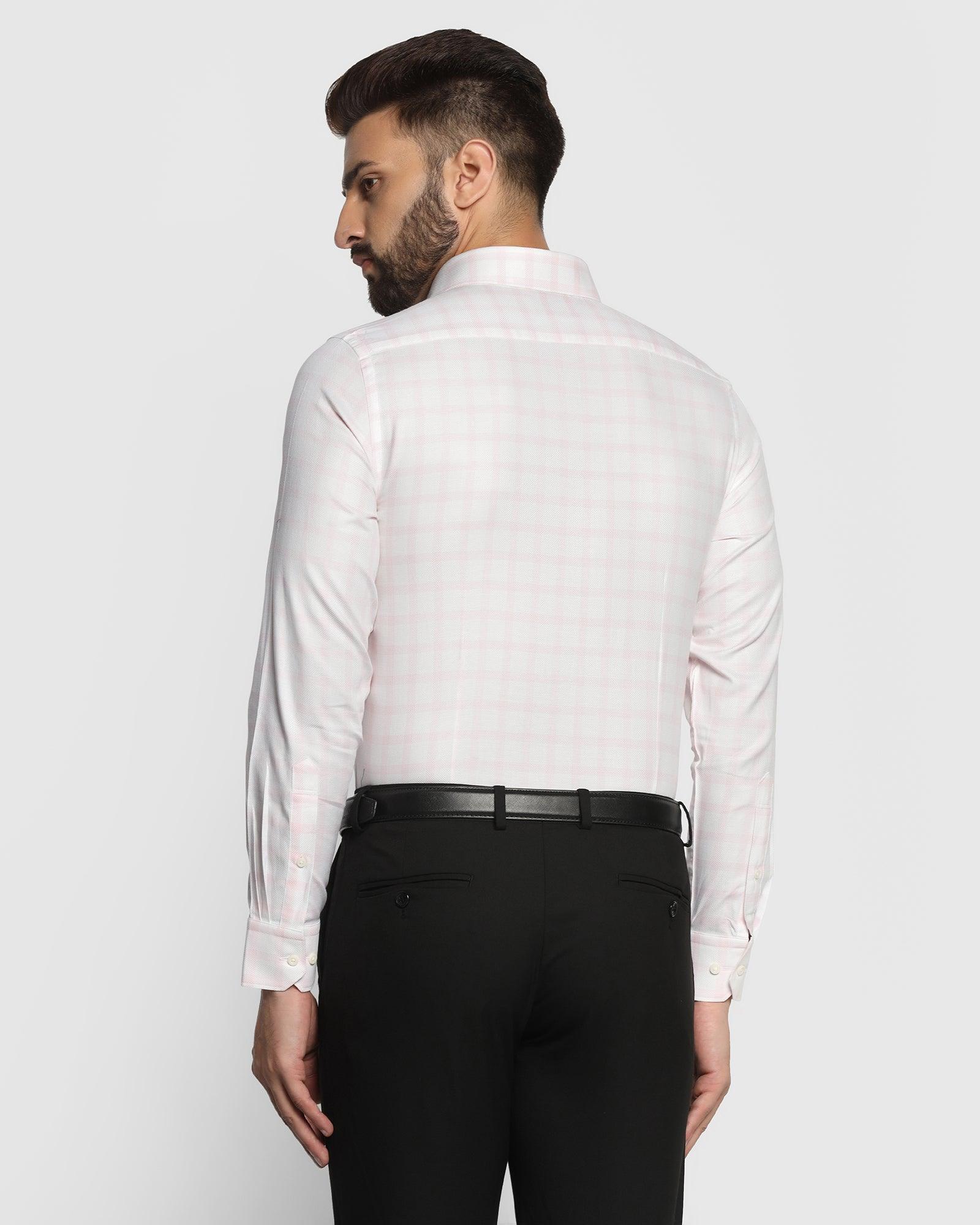 Formal Pink Check Shirt - Candon