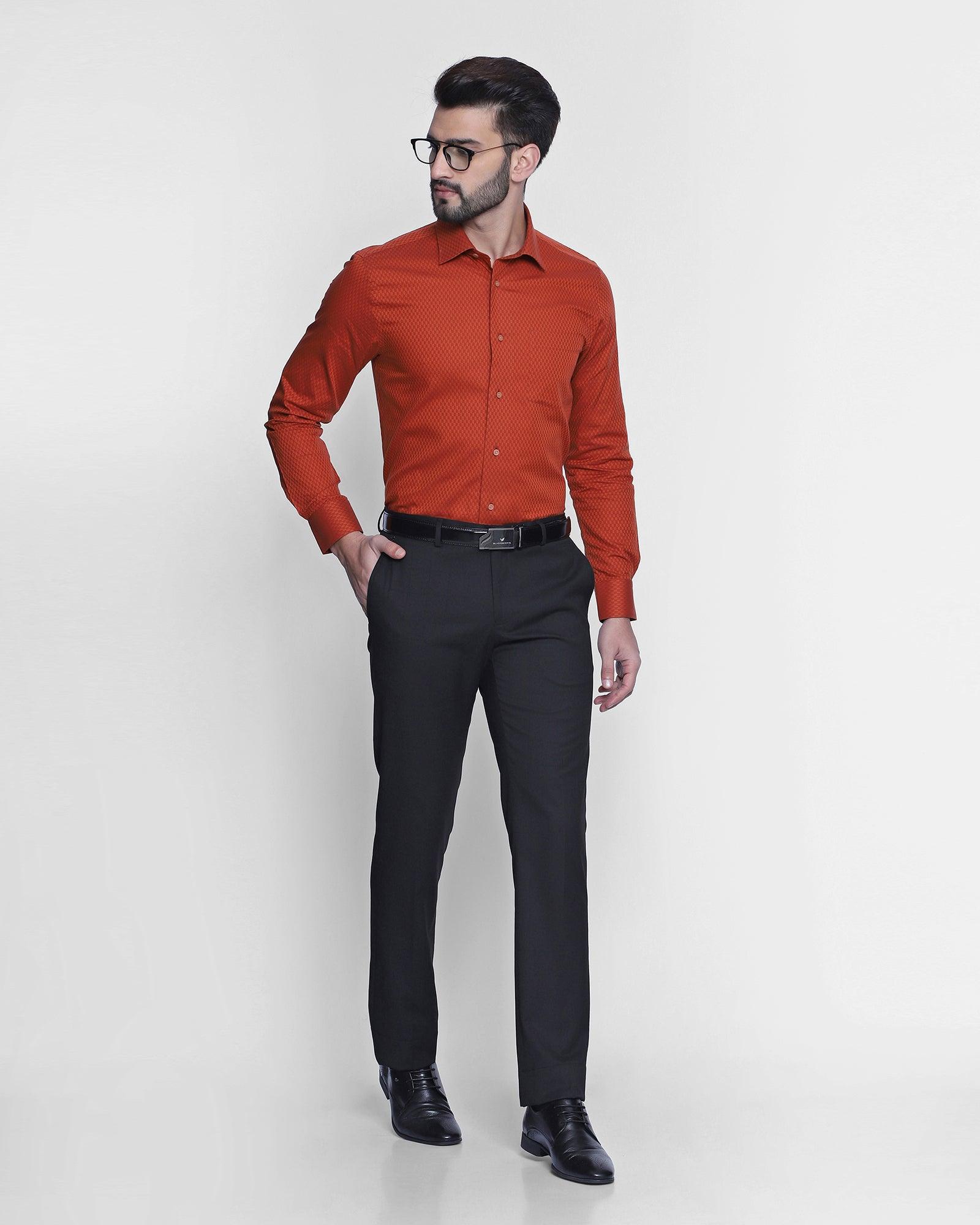 What colour trousers go with a red and black shirt  Quora