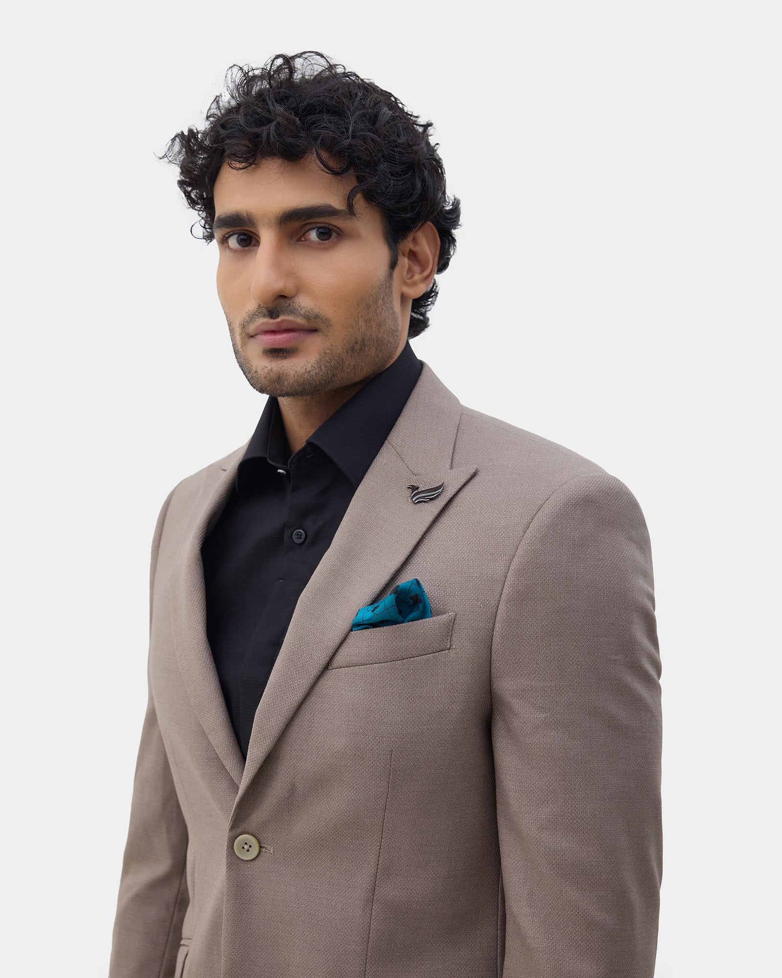 Mouse Textured Blazer - Sazam