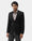 Black Textured Blazer - Sazam
