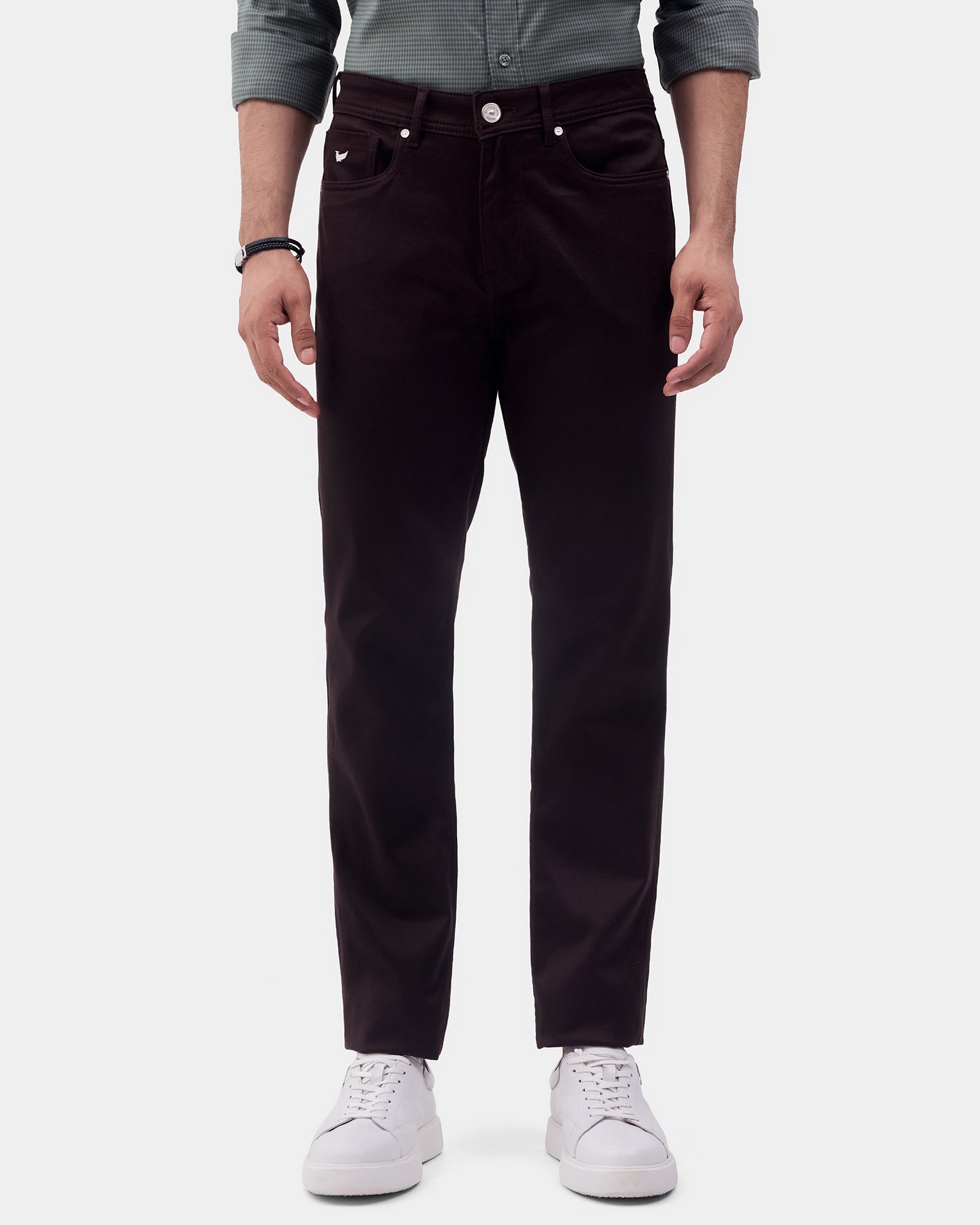 Coffee Bleed Zero Slim Fit Jeans - Abto