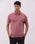 Coral Pink Textured Polo - Sun
