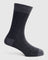 Cotton Dark Grey Check Socks - Saffron