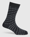 Cotton Dark Navy Knitted Socks - Sevilla