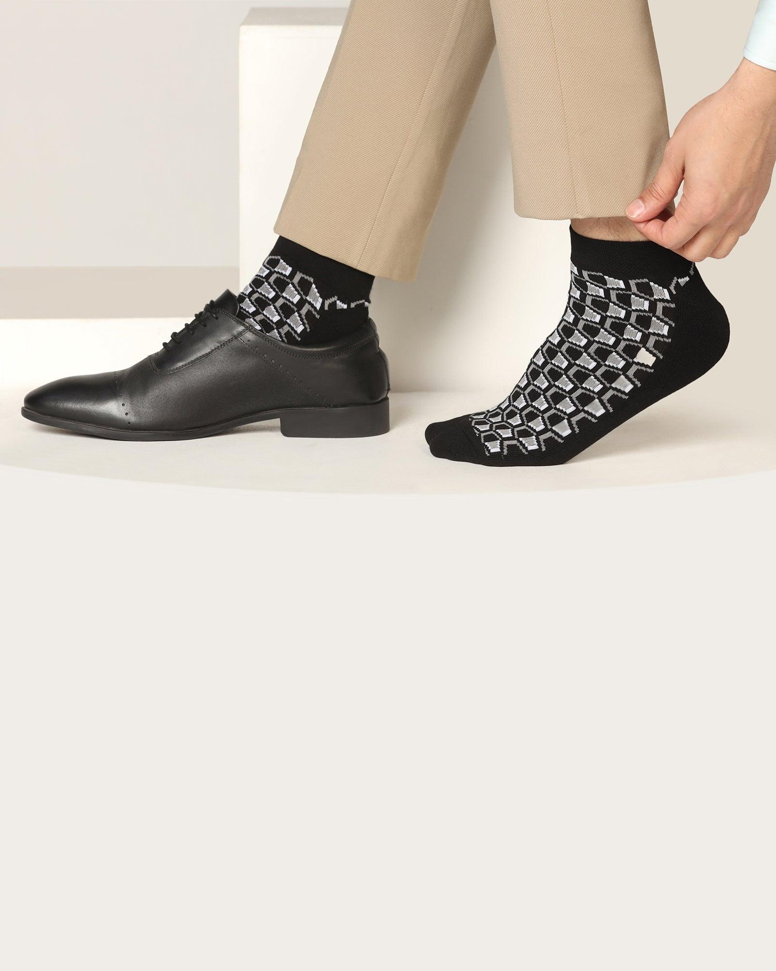 Cotton Mix Color Solid Socks - Sayle - Blackberrys