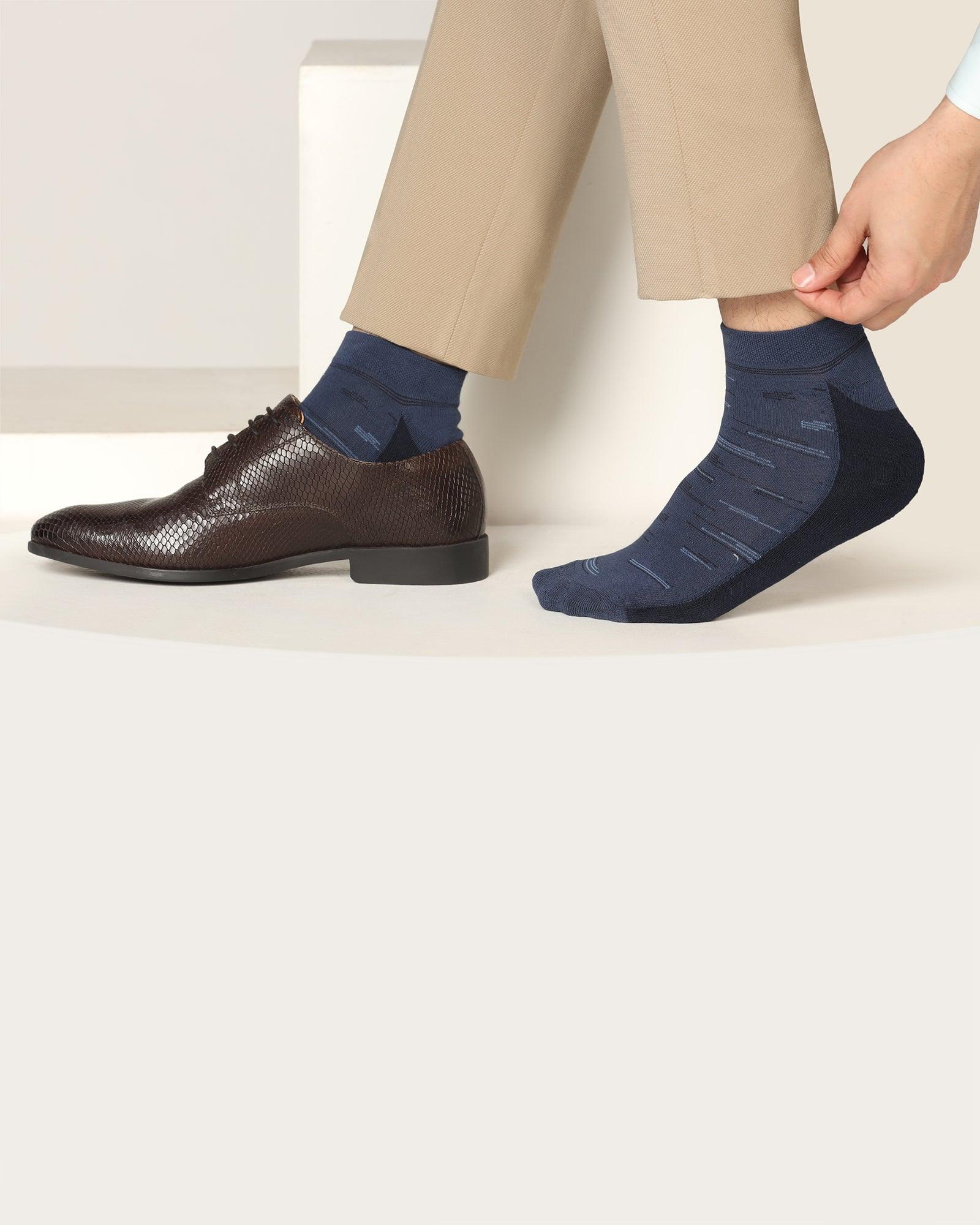 Cotton Mix Color Solid Socks - Sayle - Blackberrys