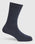 Cotton Navy Knitted Socks - Samu