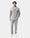 Light Grey Two Piece Textured Suit - Konfet