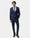 Navy Two Piece Textured Suit - Atoll