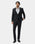 Black Two Piece Textured Suit - Atoll