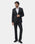Charcoal Grey Two Piece Solid Suit - Overon