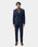 Blue Two Piece Textured Suit - Fenzo