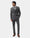 Grey Two Piece Textured Suit - Elvin