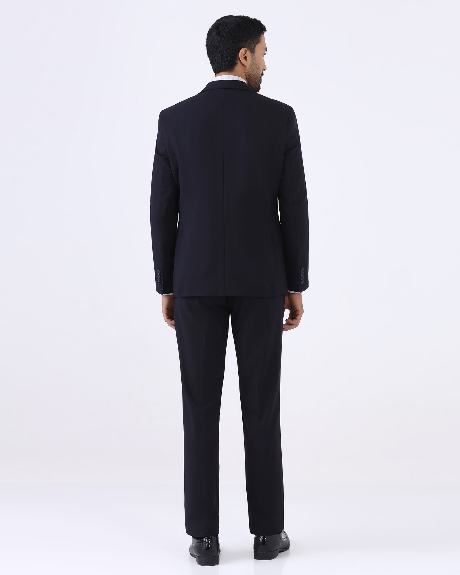 Navy Solid Shirt - Zelm