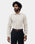 Cream Solid Shirt - Lujo