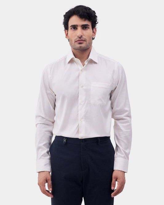 Cream Luxe Stripe Shirt - Bosch