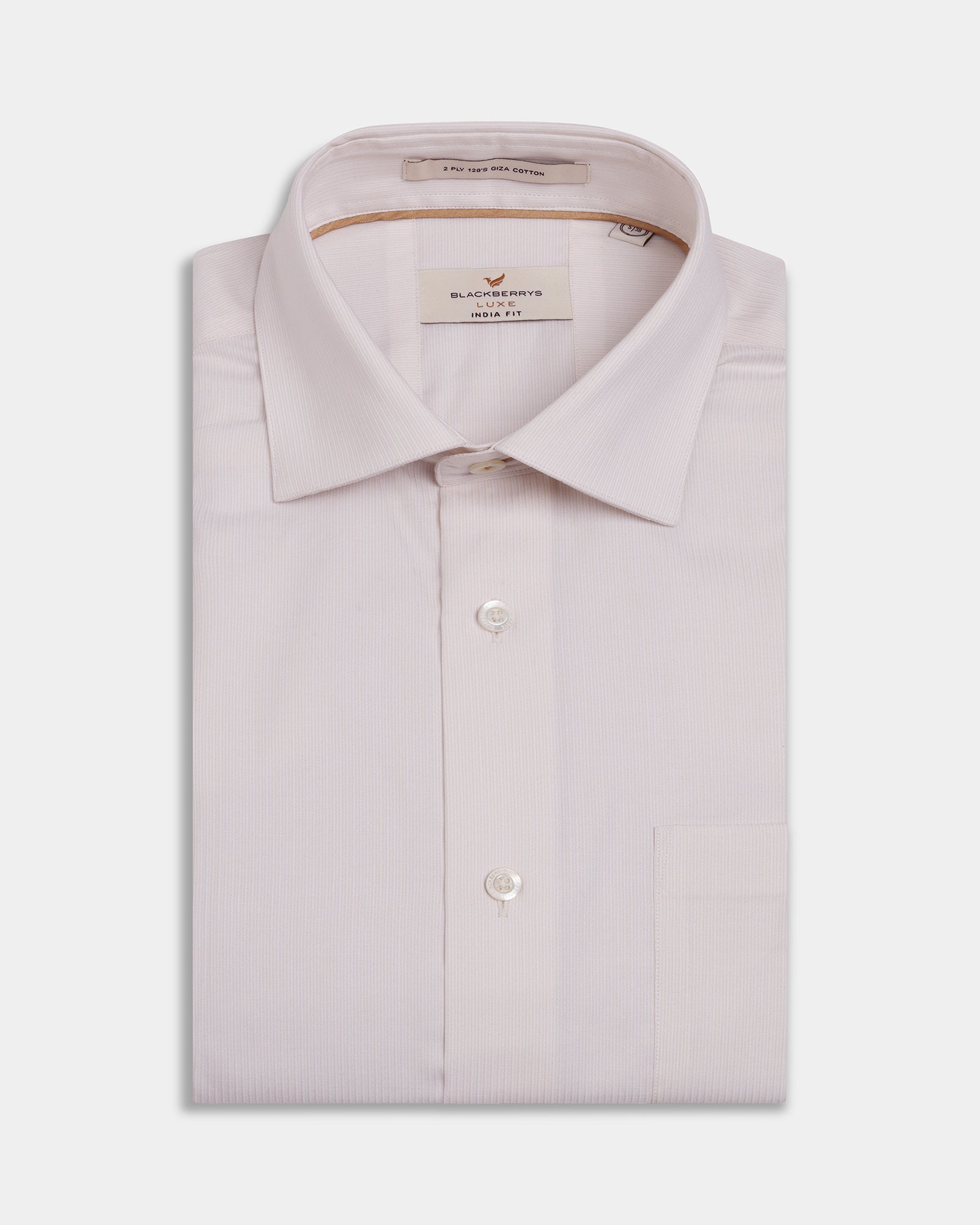 Cream Luxe Stripe Shirt - Bosch