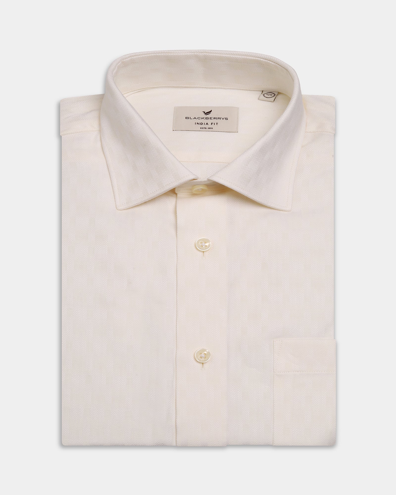 Cream Textured Shirt - Durban