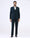 Dark Green Three Piece Textured Suit - Gerren