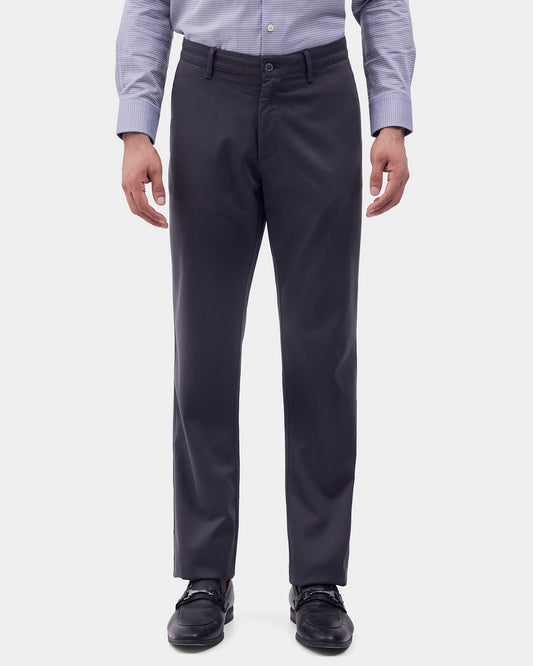 Dark Grey Textured Khakis - Monta