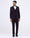 Dark Purple Three Piece Textured Suit - Gerren