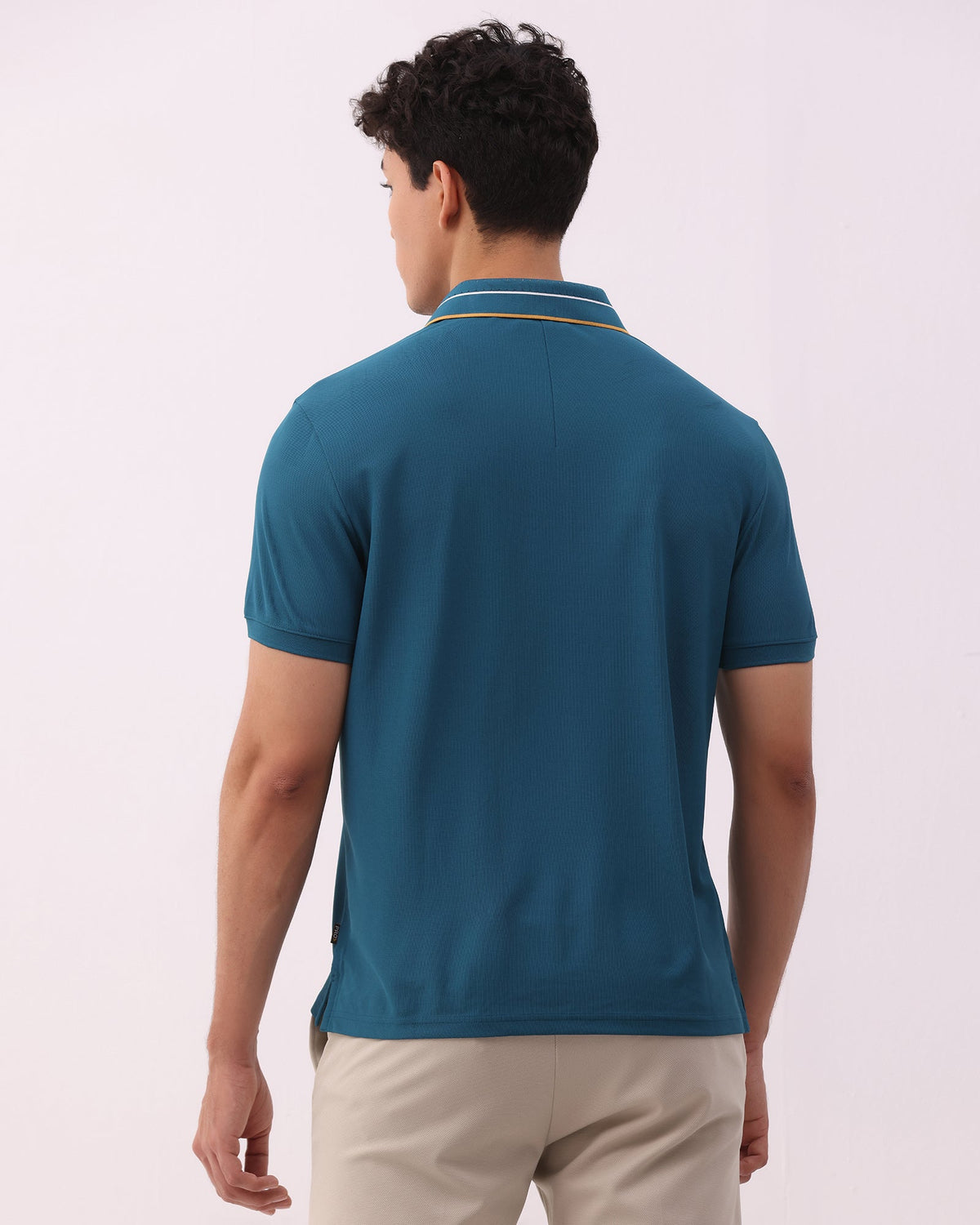 Deep Teal Techpro Solid Polo - Hermione